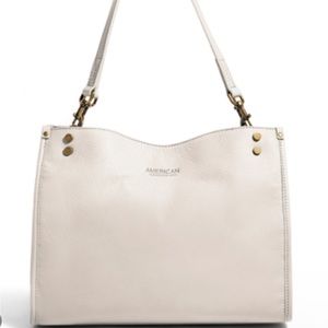LENOX TRIPLE ENTRY SATCHEL in STONE